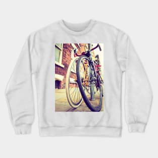 Retro vintage bicycles Crewneck Sweatshirt